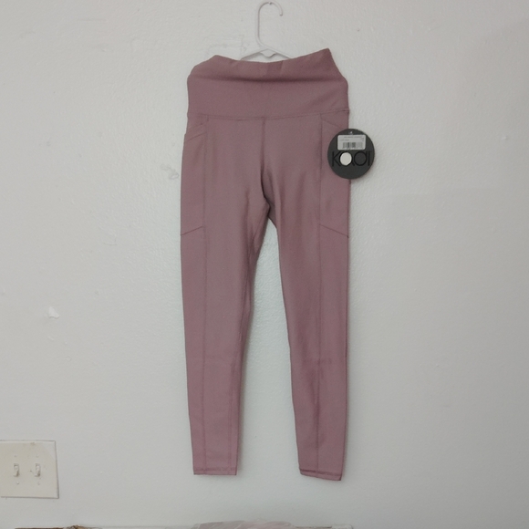 Kids Pink Leggings - Picture 1 of 4